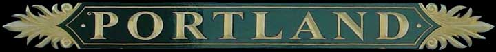 Portland carved quarterboard, quarterboards, Nantucket quarterboard, wood signs